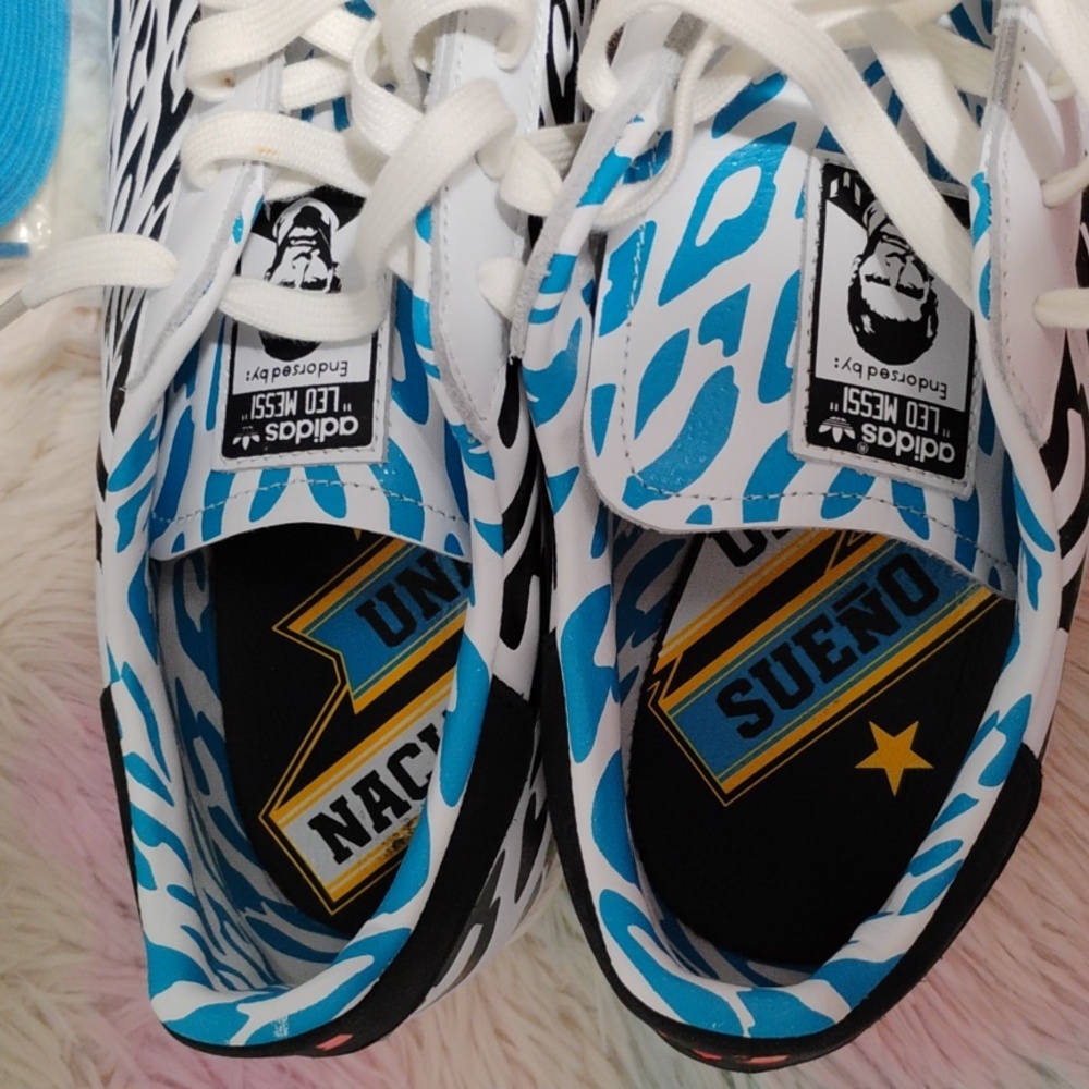 SALE! New Adidas Super Star 80's WC Black/White Shoes W Box Sz.10.5 2014 (E-2) - Picture 6 of 12